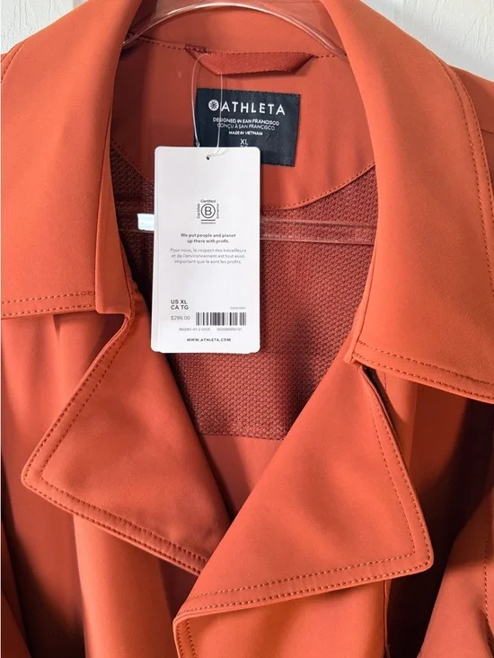 Athleta NWT Stellar Trench - Picture 3 of 7